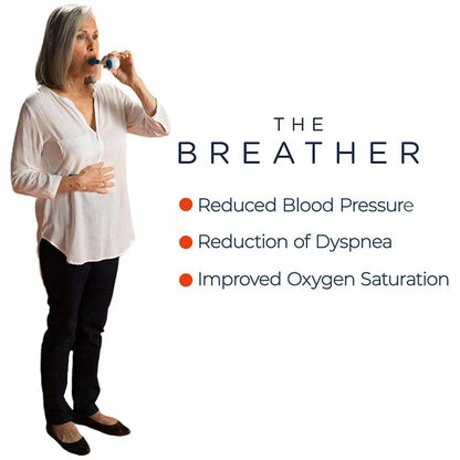 Natural Breathing Lung Recovery Trainer Is Used for Drug-Free Breathing Treatment. Breathing Is Easier.