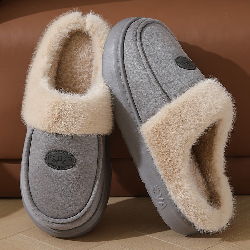 Winter Plush Slippers For Men