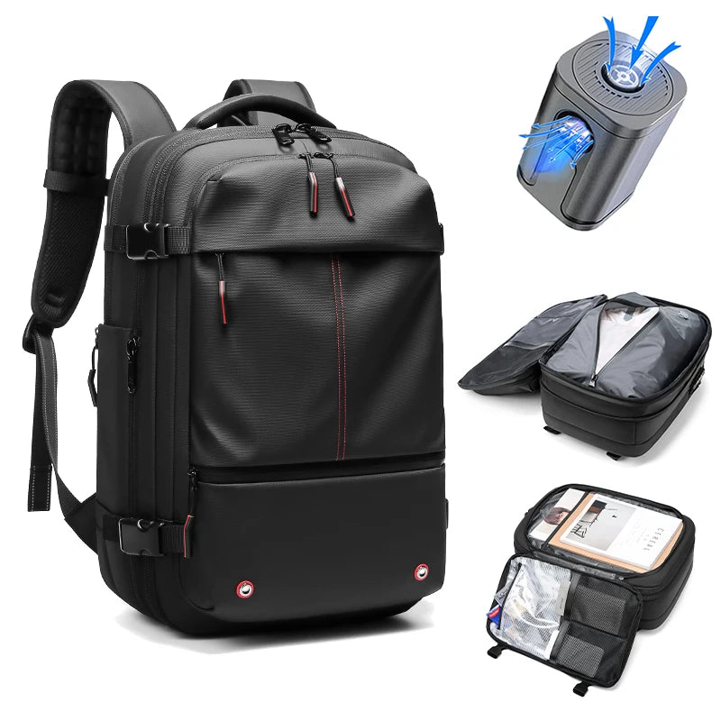 Travel Backpack Vacuum Compression Business Large Capacity School Backpack 