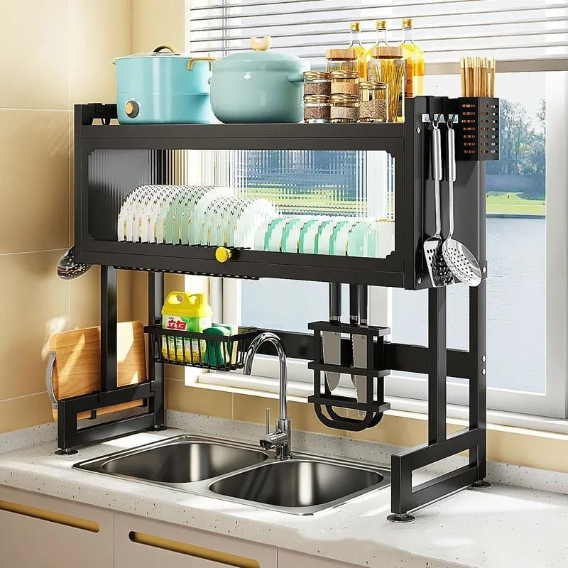 Over the Sink Dish Drying Rack, Kitchen Large Dish Drying Rack over the Sink, Suitable for Most Sinks, Effective Dish Drying, Kitchen Drying Rack