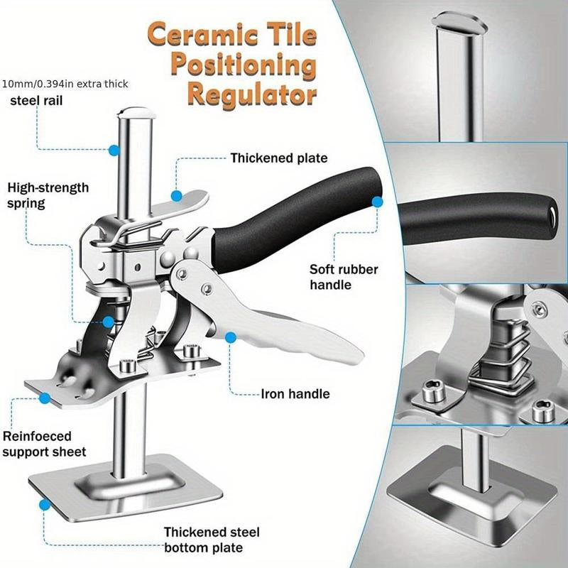 Labor-Saving Arm Jack, Cabinet Board Lifter, Tile Height Adjuster, Professional Hand Lifting Tool for Door Panel Drywall Lifting