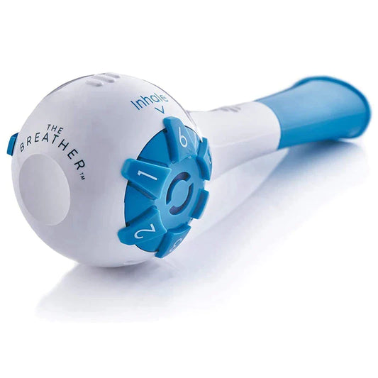 Natural Breathing Lung Recovery Trainer Is Used for Drug-Free Breathing Treatment. Breathing Is Easier.